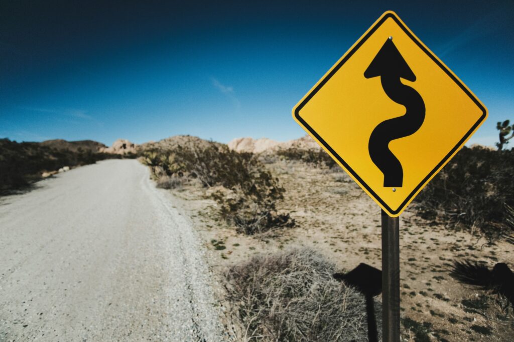 Winding Road Sign